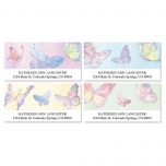 Watercolor Wings Deluxe Address Labels  (4 designs)