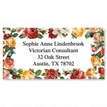Victorian Roses Border Address Labels