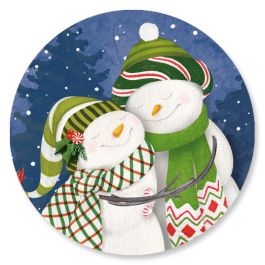 Snowmen Couple Seals