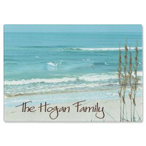 Seashore Tempered Glass Cutting Board